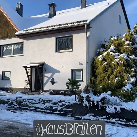 Haus Brailen - Grosses Ferienhaus Mit Dachterrasse, Garten & Kamin بيت للعطل بريلون